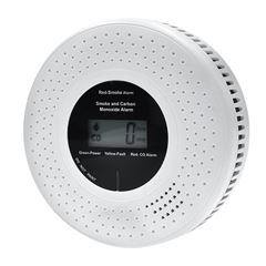 Solight detektor kouře a oxidu uhelnatého, LCD displej, 2x AA baterie