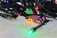 Solight LED venkovní vánoční řetěz, 200 LED, 20m, přívod 5m,  8 funkcí, časovač, IP44, vícebarevný