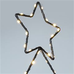 Solight LED venkovní dekorace vánoční stromeček, 85x LED, časovač, 68cm, 3x AA