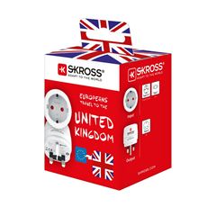 SKROSS cestovní adaptér do Velké Británie, typ G