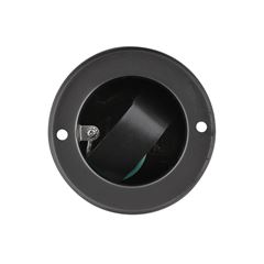 Solight zahradní sloupek IP44, nerez ocel, 2 zásuvky, válec, černý