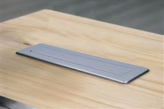 Solight 3z + USB A+C 20W PD výsuvný blok zásuvek, 2m, nerez ocel