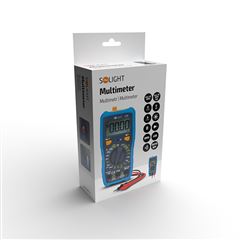 Solight multimetr, max AC 600V, max. DC 600V/10A, NCV