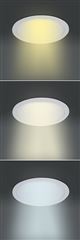 Solight LED mini panel CCT, podhledový, 18W, 1530lm, 3000K, 4000K, 6000K, kulatý