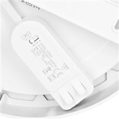 Solight LED mini panel koupelnový 2v1, 3CCT, podhledový/přisazený, 18W, 1530lm, IP54, bílá, kulatý