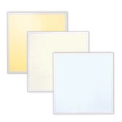 Solight LED světelný panel Backlit CCT, 36W, 3960lm, 3000/4000/5000K, Lifud, 60x60cm, 3 roky záruka, bílá barva