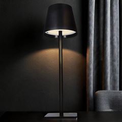 Solight LED nabíjecí lampička Lucca, 120lm, změna CCT, stmívání, černá