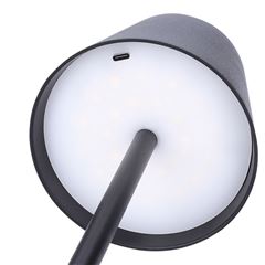 Solight LED nabíjecí lampička Lucca, 120lm, změna CCT, stmívání, černá