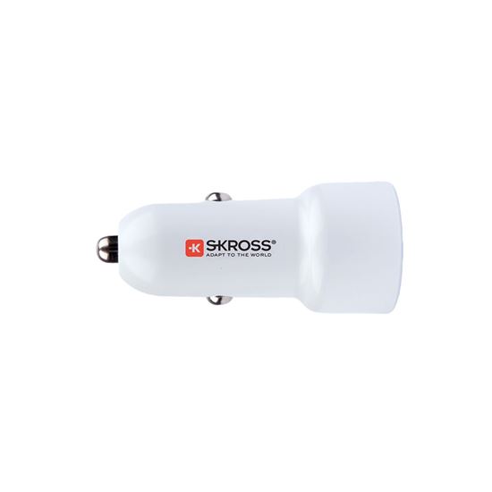 SKROSS USB A+C nabíjecí autoadaptér Dual Car Charger, 65W PD