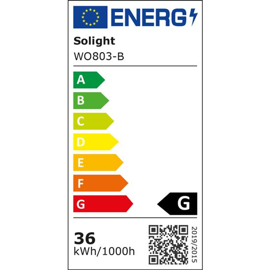 Solight LED stropní osvětlení  LECCE, 3CCT, 36W, 2100lm, 30cm, 3000/4000/6000K, černá