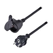 Solight prodlužovací přívod 10m, 1 zásuvka IP44, 3 x 2.5mm2, kabel guma-neopren H07RN-F