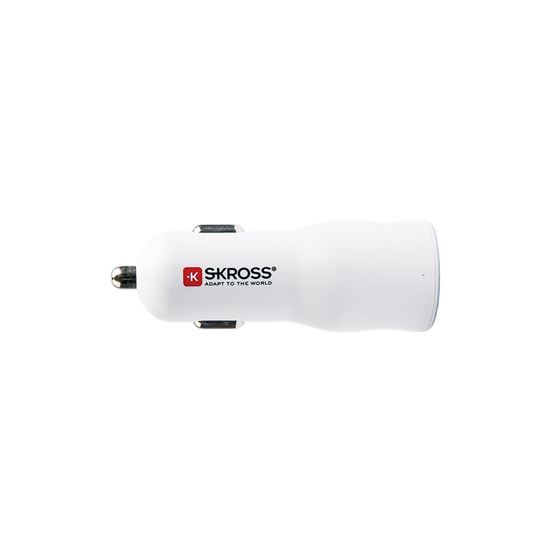 SKROSS USB A+C nabíjecí autoadaptér Dual Car Charger, 20W PD