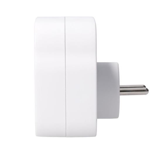 Solight rozbočka 2 x 16A, USB A+C rychlonabíječka 20W PD, bílá, vypínač